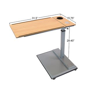 WiseLift Height-Adjustable Mobile Table Workstation
