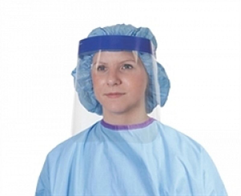 Medline FullLength Face Shields XL Clear Pack Of 40 Shields