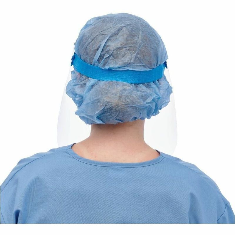 Medline FullLength Face Shields XL Clear Pack Of 40 Shields