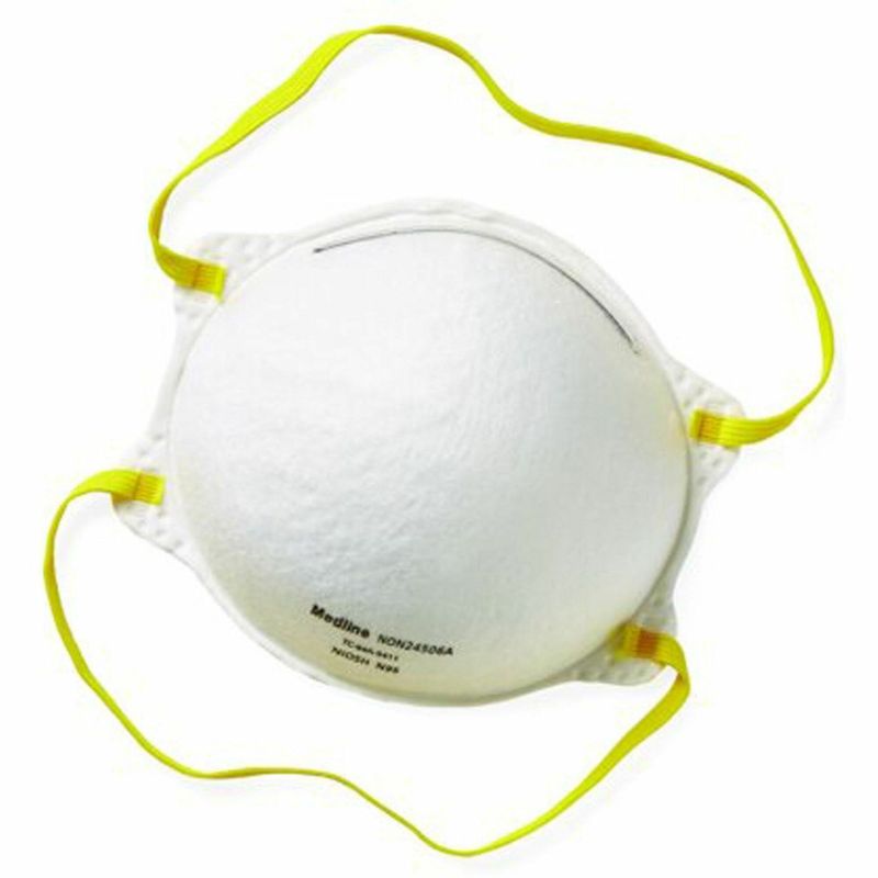 Medline ConeStyle N95 Surgical Respirator Masks  Recommended for Surgical  Size Regular  Airborne Particle Flying Particle Protection