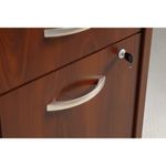 Bush Business Furniture Studio C Office Desk With Mobile File Cabinet 60W Hansen Cherry Standard Delivery