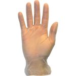 Safety Zone Powder Free Clear Vinyl Gloves  925 Glove  Large Size  Clear  Latexfree DEHPfree DINPfree PFASfree    GVP9LGHHCT