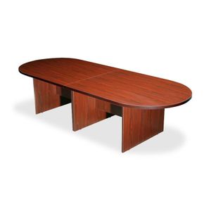 Boss Office Products 120"W Wood Race Track Conference Table