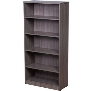 Boss Office Products 66”H 5-Shelf Bookcase