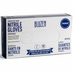 BLUZEN ExtraStrength Nitrile Gloves  4 mil Thickness  Chemical Protection  Large Size    NIT103LCT
