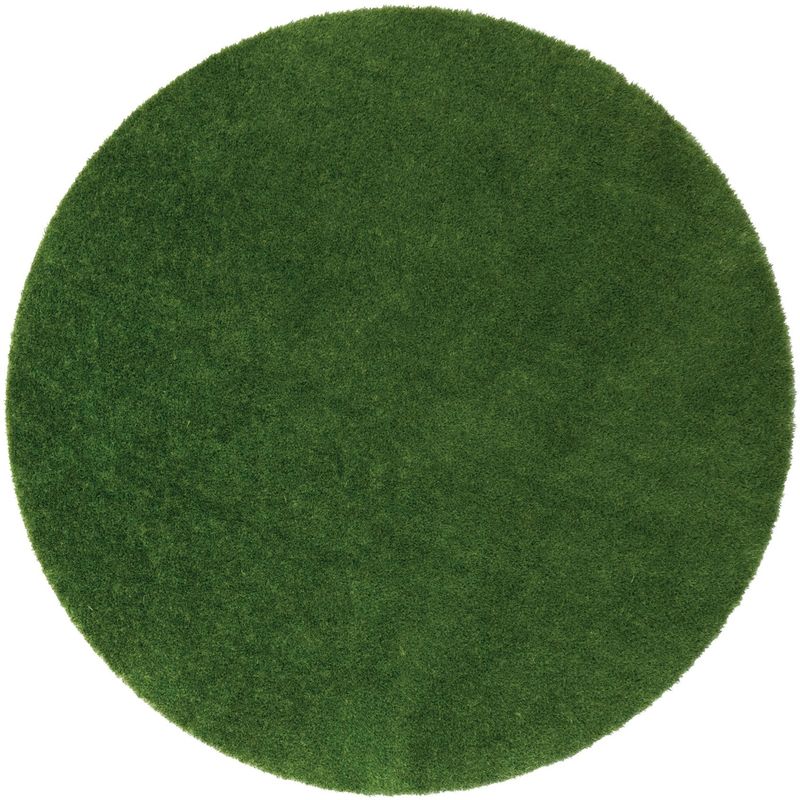 Joy Carpets Kid Essentials Artificial Grass Round Area Rug 712 x 712 GreenSpace