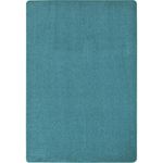 Joy Carpets Kid Essentials Solid Color Rectangle Area Rug Endurance 6 x 9 Mint