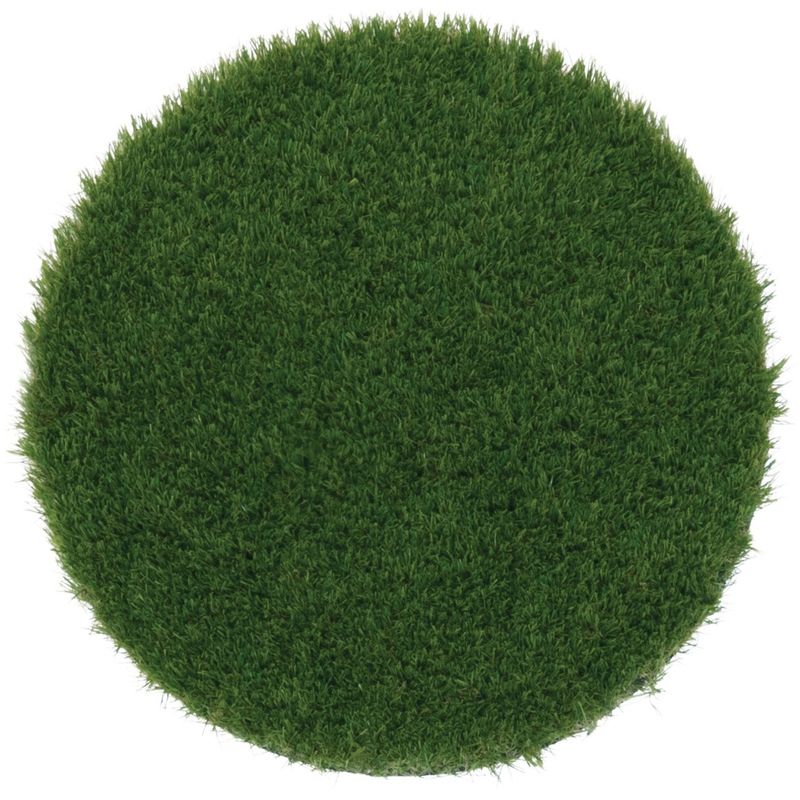 Joy Carpets Artificial Grass Sitting Spots GreenSpace 112 x 112 Set Of 12 Spots