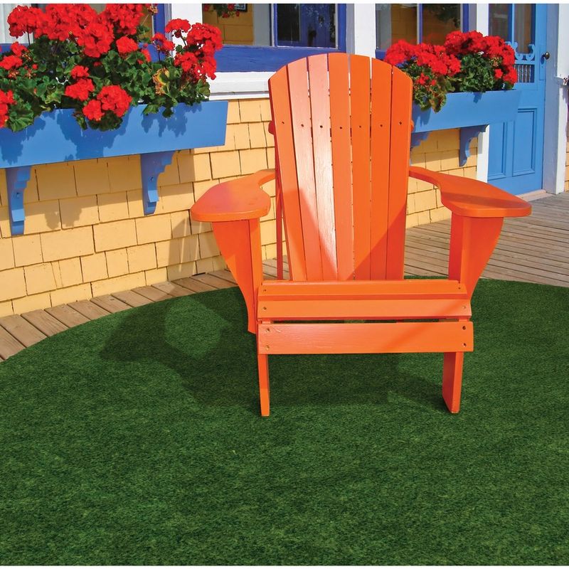 Joy Carpets Kid Essentials Artificial Grass Round Area Rug 712 x 712 GreenSpace