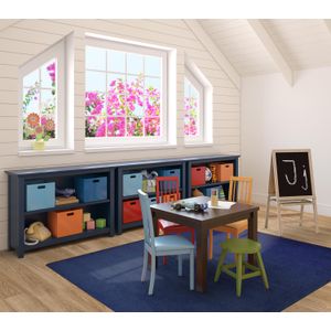 Joy Carpets Kid Essentials Solid Color Square Area Rug