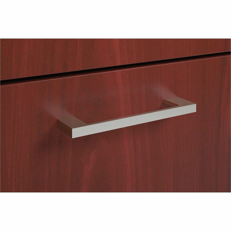 HON Bridge Pull Set of 2 43W x 08D x 04H Metal Laminate Silver