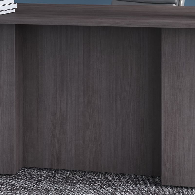 Bush Business Furniture Office 500 72W UShaped Executive Corner Desk With Drawers And Hutch Storm Gray Standard Delivery