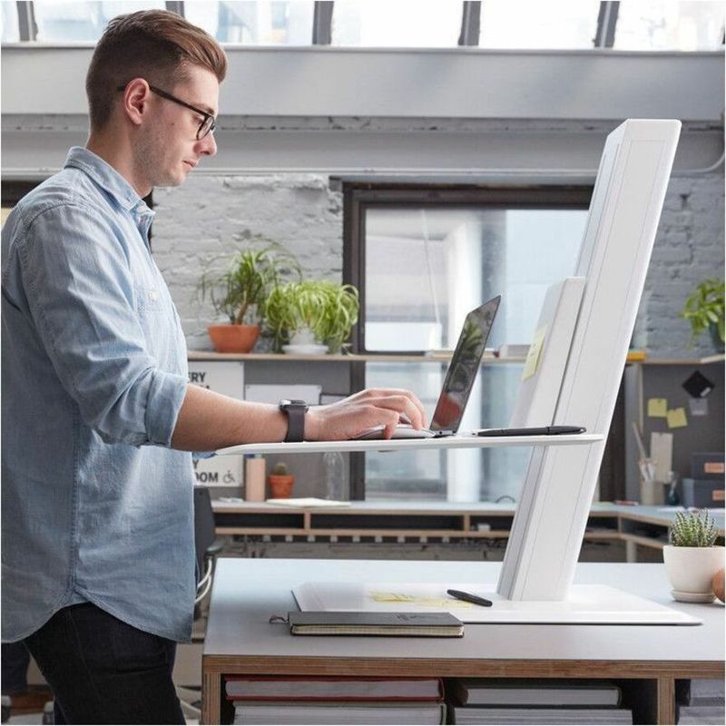 Humanscale QuickStand Eco  Mounting kit single display desk mount keyboardmouse shelf freestanding base    QSE2SMW