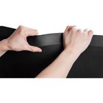 Amer Mounts AntiFatigue Portable Standing Mat  Floor  22 x 18x 0750 Thickness  Rectangular  Polyurethane Foam Rubberized Gel  Black