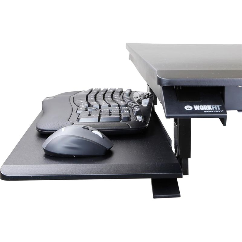 Ergotron Deep WorkFitTX keyboard shelf  Mounting component tray  for keyboard  mouse  black
