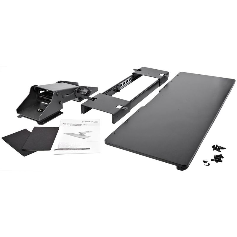 StarTechcom Under Desk Keyboard Tray  Adjustable  Keyboard Drawer  Computer Keyboard Stand  Keyboard Shelf 264in W  Keyboard Shelf