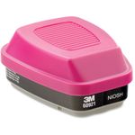 3M 60921 Organic Vapor CartridgeFilter  Reusable  2  Box