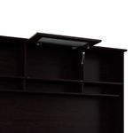 Bush Furniture Cabot L Shaped Desk With Hutch And Lateral File Cabinet Espresso Oak Standard Delivery