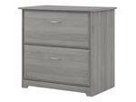 Bush Business Furniture Cabot 60W LShaped Corner Desk With Hutch Lateral File Cabinet And 5Shelf Bookcase Modern Gray Standard Delivery