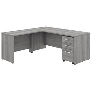 Bush Business Furniture Studio C 72"W L-Shaped Corner Desk With Mobile File Cabinet And Return