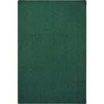 Joy Carpets Kid Essentials Solid Color Rectangle Area Rug Endurance 6 x 9 Forest