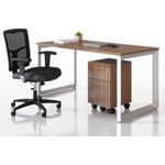 Lorell Relevance Series Deskheight Side Leg Frame 291H x 285W Silver