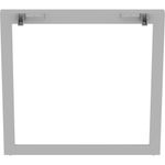 Lorell Relevance Series Deskheight Side Leg Frame 291H x 285W Silver