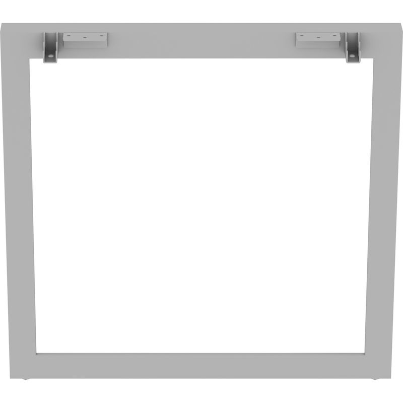 Lorell Relevance Series Deskheight Side Leg Frame 291H x 285W Silver