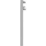 Lorell Relevance Series Deskheight Side Leg Frame 291H x 285W Silver