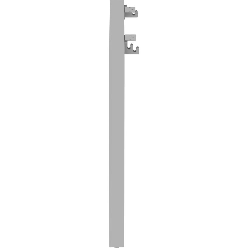 Lorell Relevance Series Deskheight Side Leg Frame 291H x 285W Silver