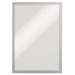DURABLE DURAFRAME Sign Holders 12 x 18 Silver Set Of 2 Holders