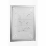 DURABLE DuraFrame Wallpaper  850 x 11 Frame Size  Wall Mountable  Horizontal Vertical  Sturdy Antiglare  White  1 Each